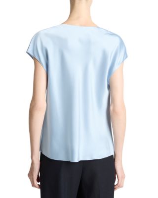 Cowl Neck Silk Blouse