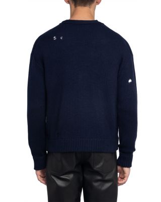 Mirko LC Destroy Wool Blend Cardigan