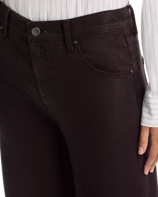Sagit High Rise Jeans in Carob