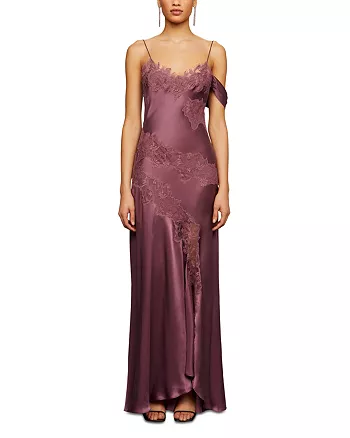 Amur Reese Silk Cascade Gown