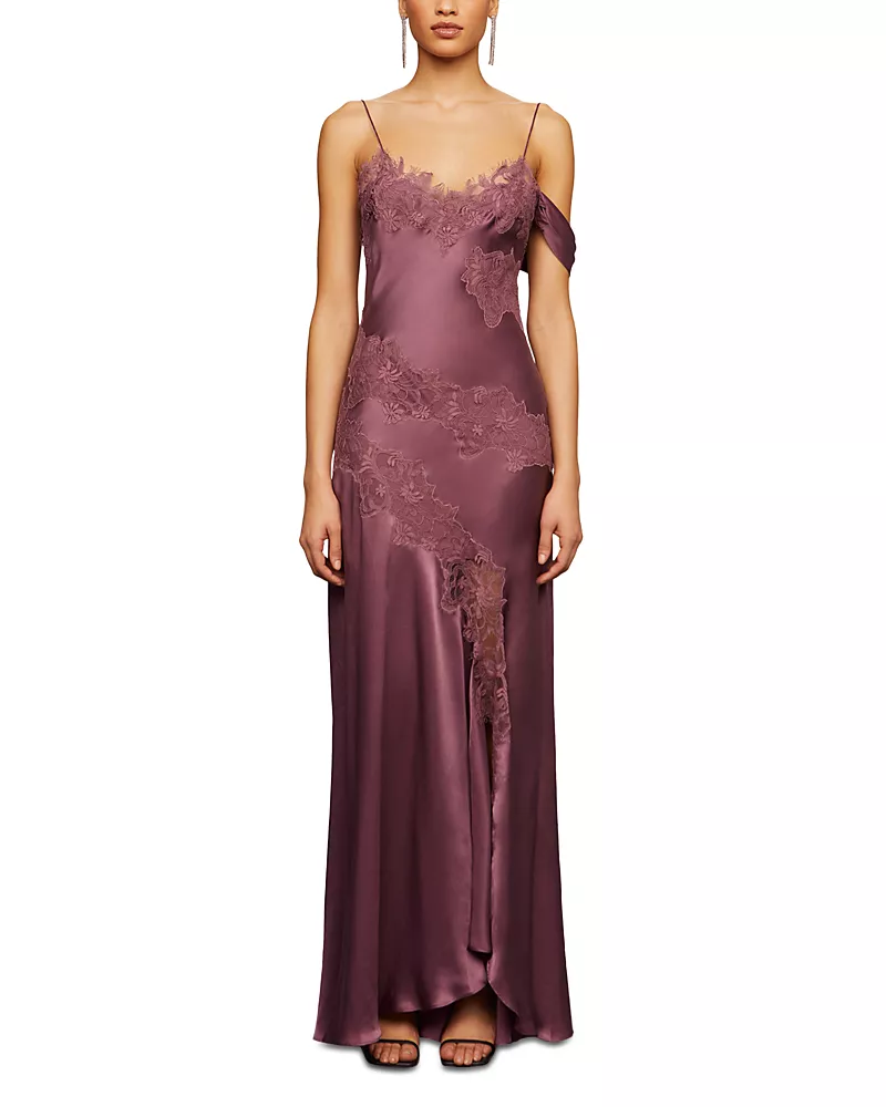 Amur Reese Silk Cascade Gown