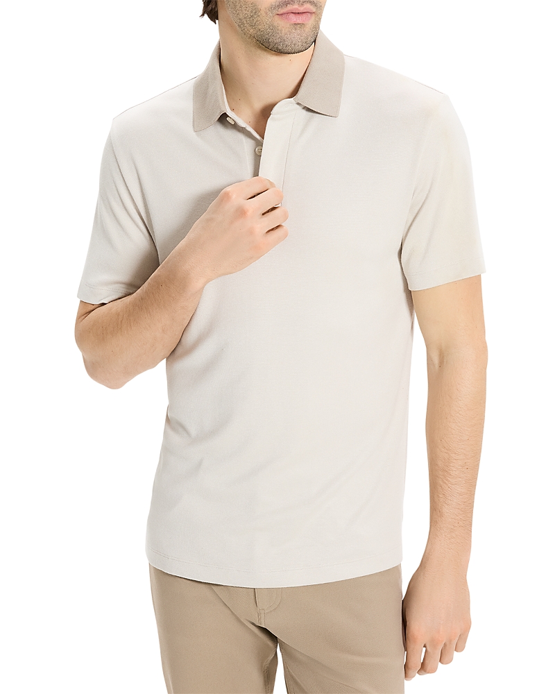 Theory Kayser Modal Jersey Polo In Neutral