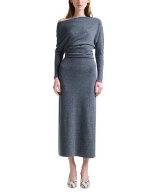 Kasos Cashmere Off The Shoulder Dress
