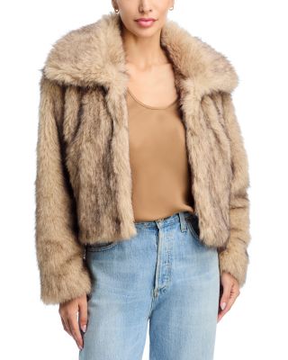 AQUA - Faux Fur Coat - Exclusive