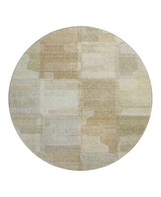 Dalyn Rug Company - Dalyn Ravenna Washable RN10 Round Area Rug, 8' x 8'