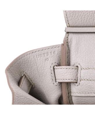 Birkin 25 Handbag Light Togo with Palladium Hardware