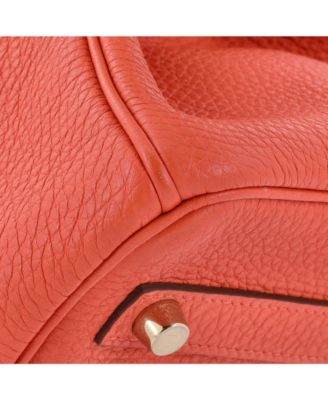 Birkin 30 Handbag Orange Togo with Gold Hardware