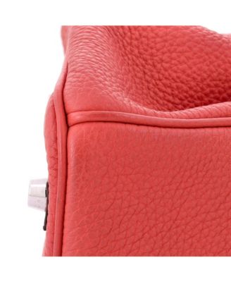 Birkin 30 Handbag Red Togo with Palladium Hardware