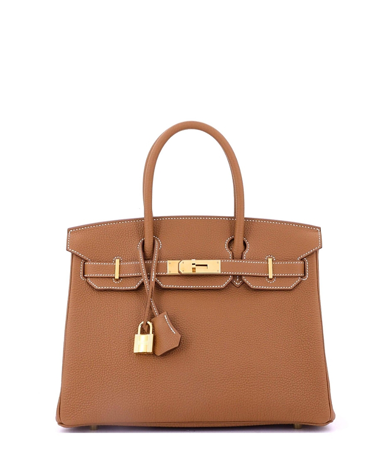 Pre-owned Pre-owned Hermes Hermes Birkin 30 Handbag Brown Togo With Gold Hardware