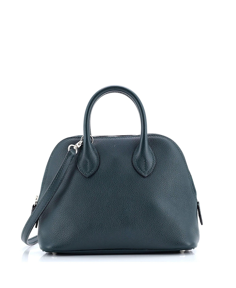 Pre-owned Pre-owned Hermes Hermes Mini Bolide 1923 Bag Evercolor In Green