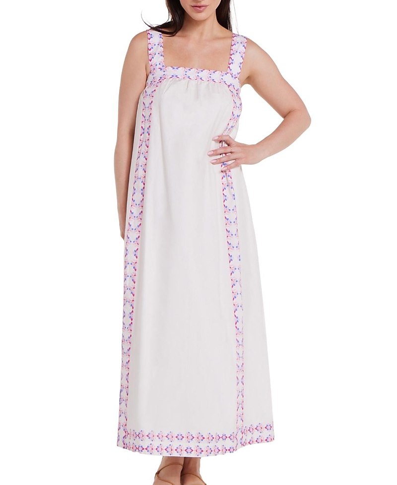 Hermoza Ava Women's Maxi Dress In White
