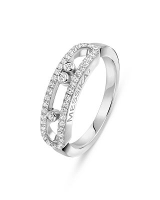 Diamond Baby Move Pav&eacute; Ring in 18K Gold, 0.23 tcw