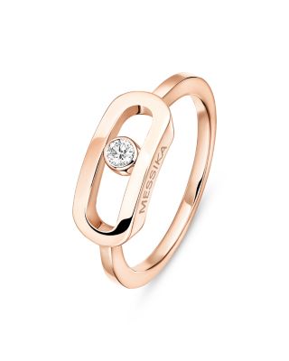 Diamond Move Uno Large Model Ring in 18K Gold, 0.06 tcw