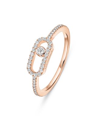 Diamond Move Uno Pav&eacute; Ring in 18K Gold, 0.17 tcw