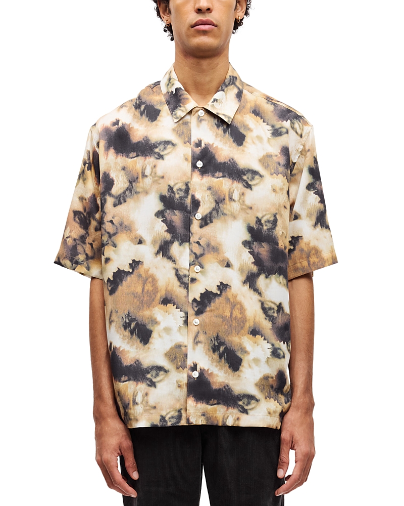 Samsoe & Samsoe Samse Samse Saayo Short Sleeve Shirt In Neutral