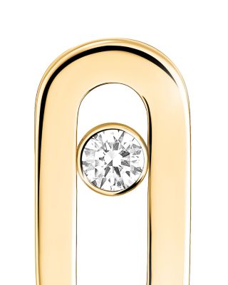 Diamond Move Uno Stud Earrings in 18K Gold, 0.03 tcw