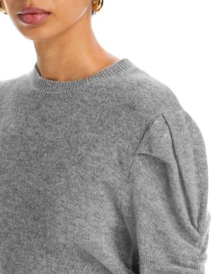 Ruched Puff Sleeve Sweater
