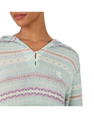 Long Sleeve Hooded Ballet Lounger