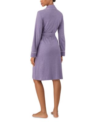 Long Sleeve Quilted Collar Short Robe