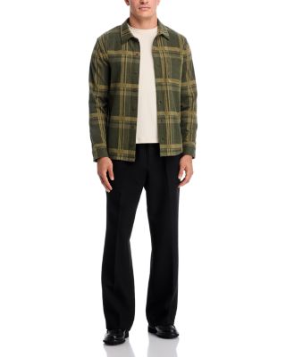 Plaid Knit Shirt Jacket