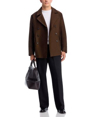 Peached Cotton Peacoat