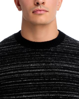 Marled Stripe Crewneck Sweater