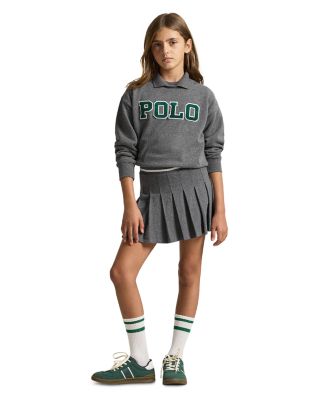 Girls&#39; Logo Fleece Polo Sweatshirt - Big Kid