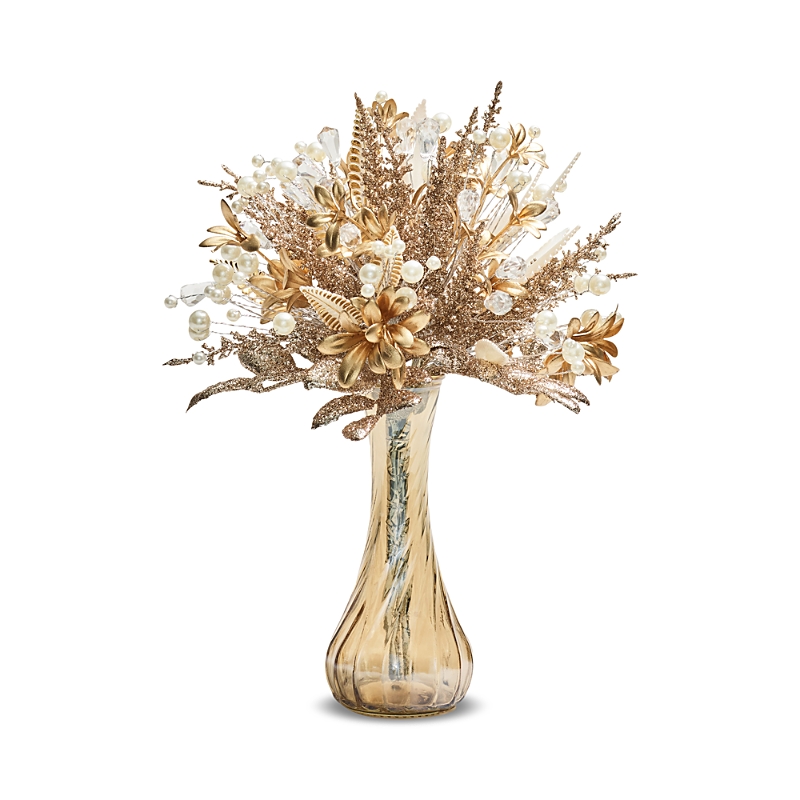 Kim Seybert Gilded Spray Floral Bouquet, 11
