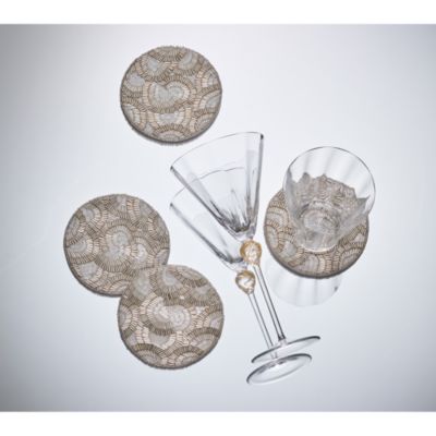 Lune Coasters in Gift Bag, Set of 4
