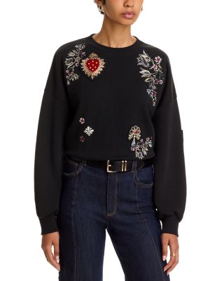 Cinq à Sept - Heritage Patch Brand Sweatshirt