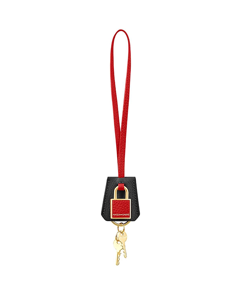 Maison De Sabre The Sabremoji Padlock Charm In Black