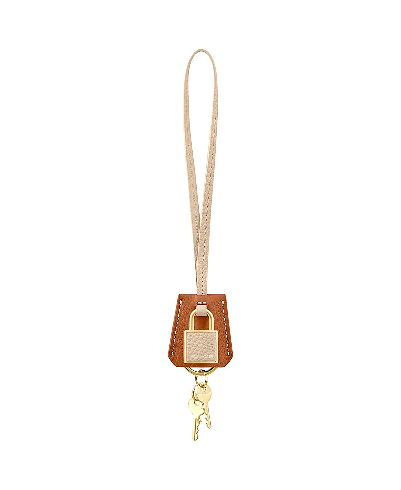 Maison De Sabre The Sabremoji Padlock Charm In Brown