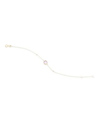Amethyst Bracelet in 14K Yellow Gold