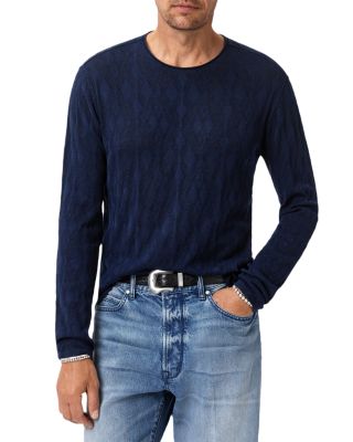 Brycen Broken Argyle Texture Sweater