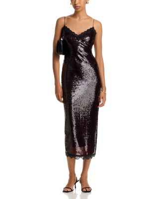 Verelith Sequined Slip Dress