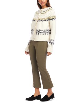 Astrid Fair Isle Cardigan Sweater 