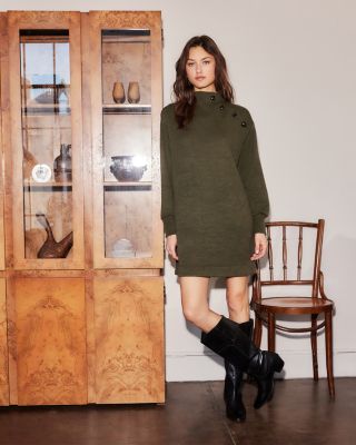 Brenna Mock Neck Dress