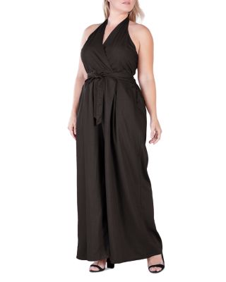 Wide Leg Halter Jumpsuit