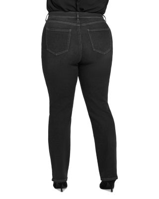 Marilyn High Rise Straight Leg Jeans in Paris Lights