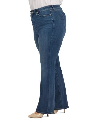 Barbara High Rise Flare Leg Jeans in Serendipity