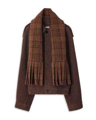 Detachable Scarf Jacket