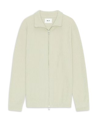 Danny Full Zip Ribbed Sweater