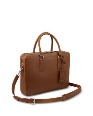 Large Grained Leather Briefcase