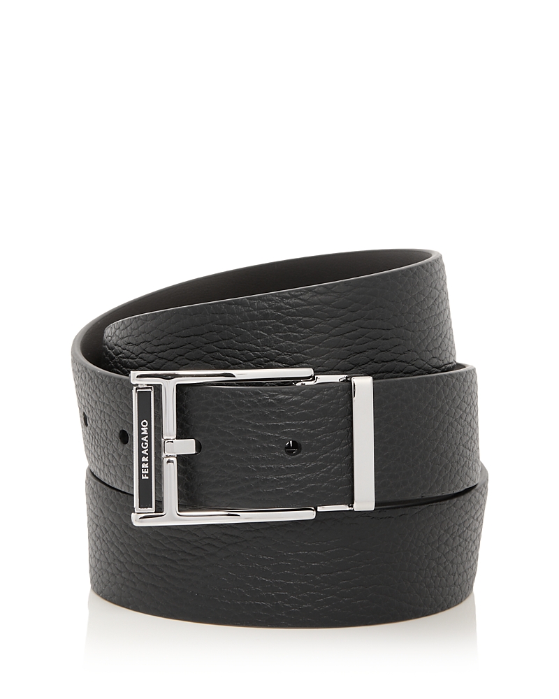 Ferragamo Men’s Reversible Leather Belt Ferragamo Men’s Reversible Leather Belt