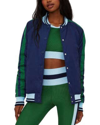 Colorblocked Flight Jacket