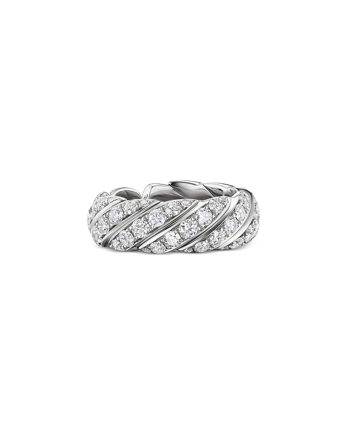 Sculpted Cable Flex Band Ring