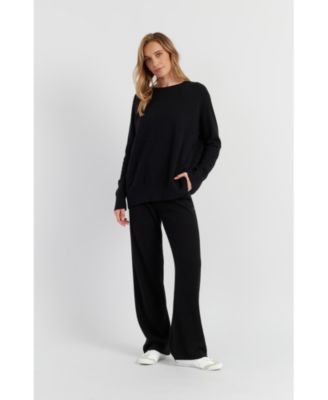  Women's Pure Cashmere Slouchy Sweater