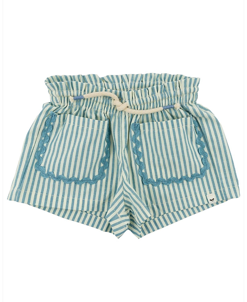 oh baby! Girls' Cabana RicRac Libby Pocket Short - Baby, Little Kid