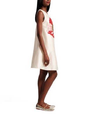 Alice Shift Dress with Flower