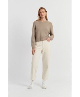 Women's Pure Cashmere V-Neck Sweater